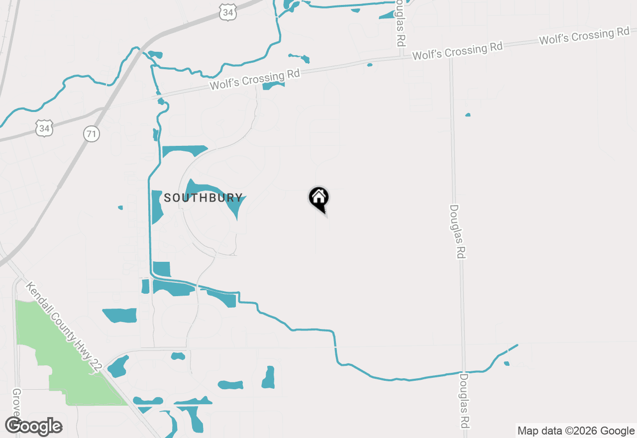 Map of 226 Piper Glen Avenue, Oswego, IL 60543