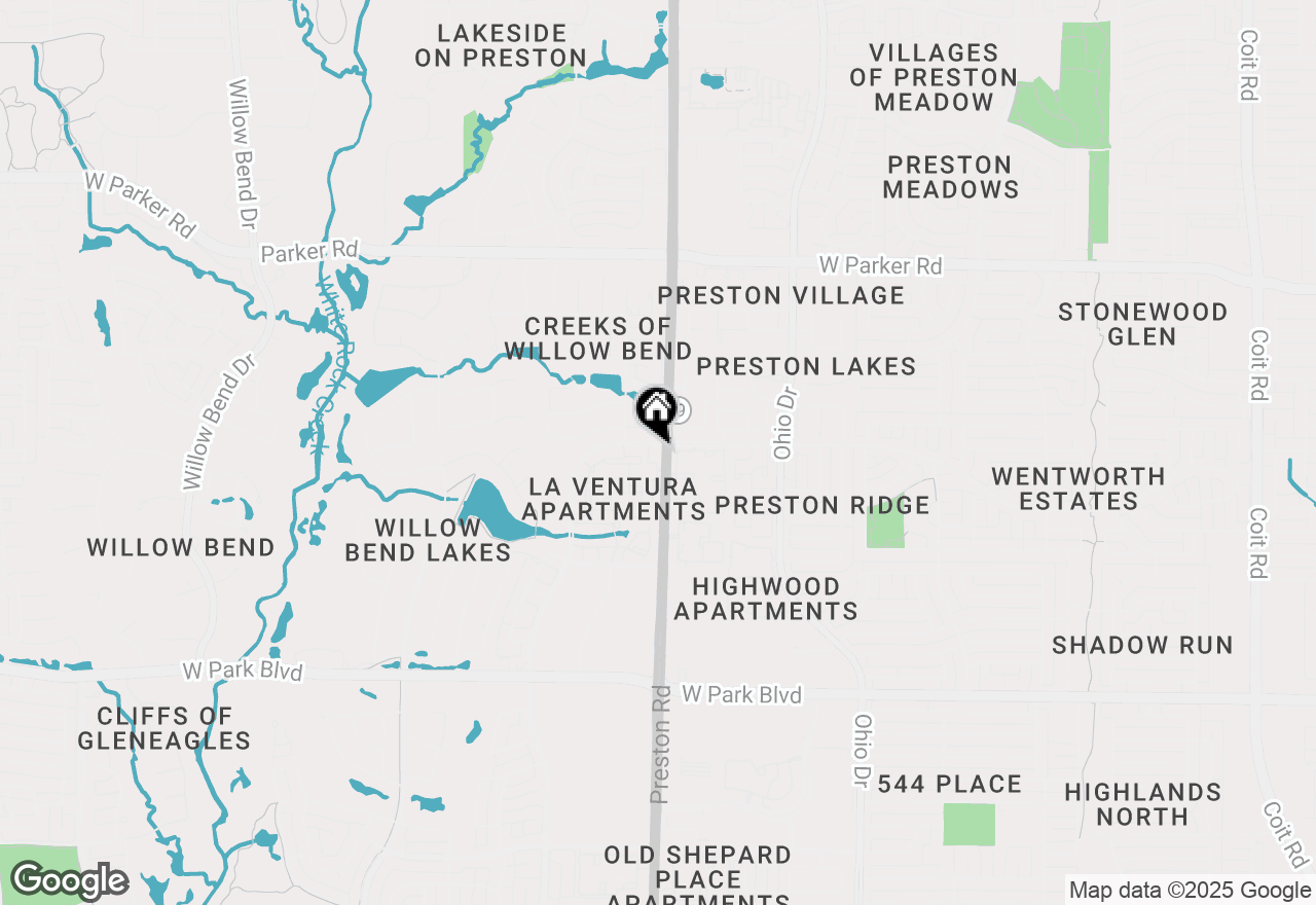 Map of 2601 Preston Road #7202, Plano, TX 75093