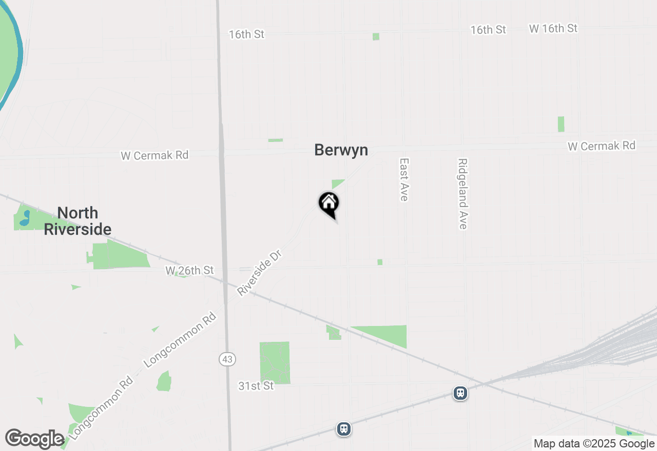 Map of 2428 Grove Avenue, Berwyn, IL 60402