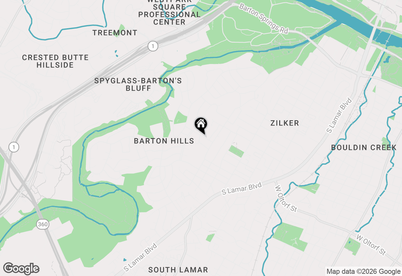 Map of 2101 Airole Way #A, Austin, TX 78704