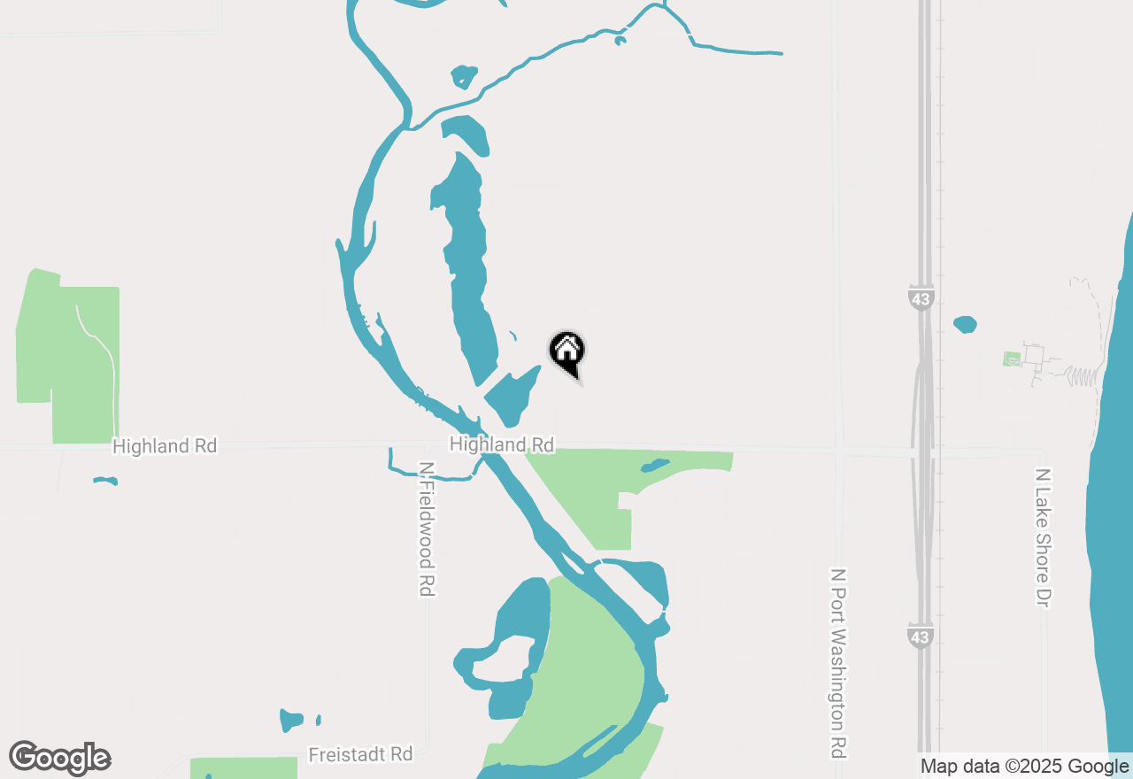Map of 12934 N Colony Dr, Mequon, WI 53097
