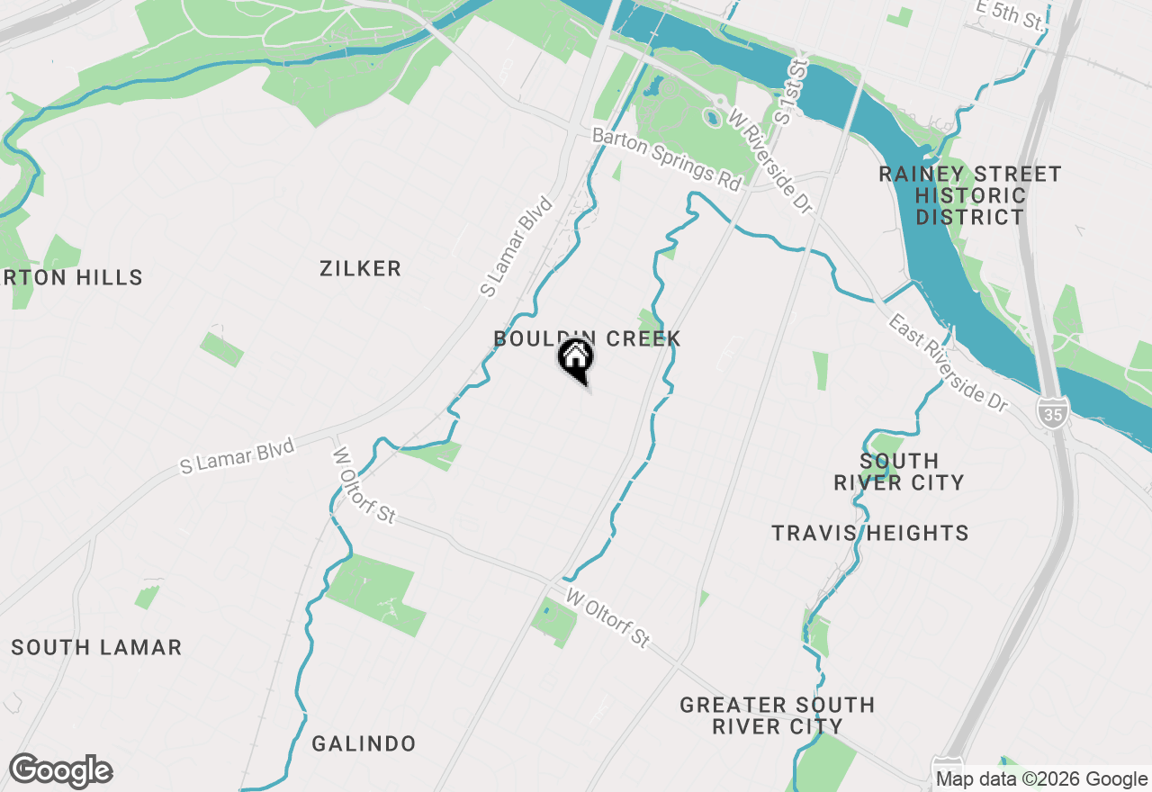 Map of 1606 S 3rd St, Austin, TX 78704