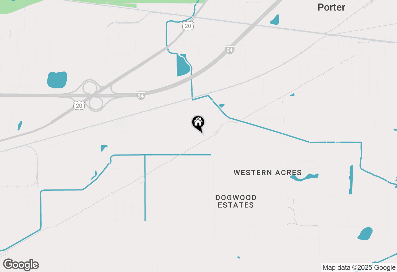 Map of 1346 Essex Drive, Chesterton, IN 46304