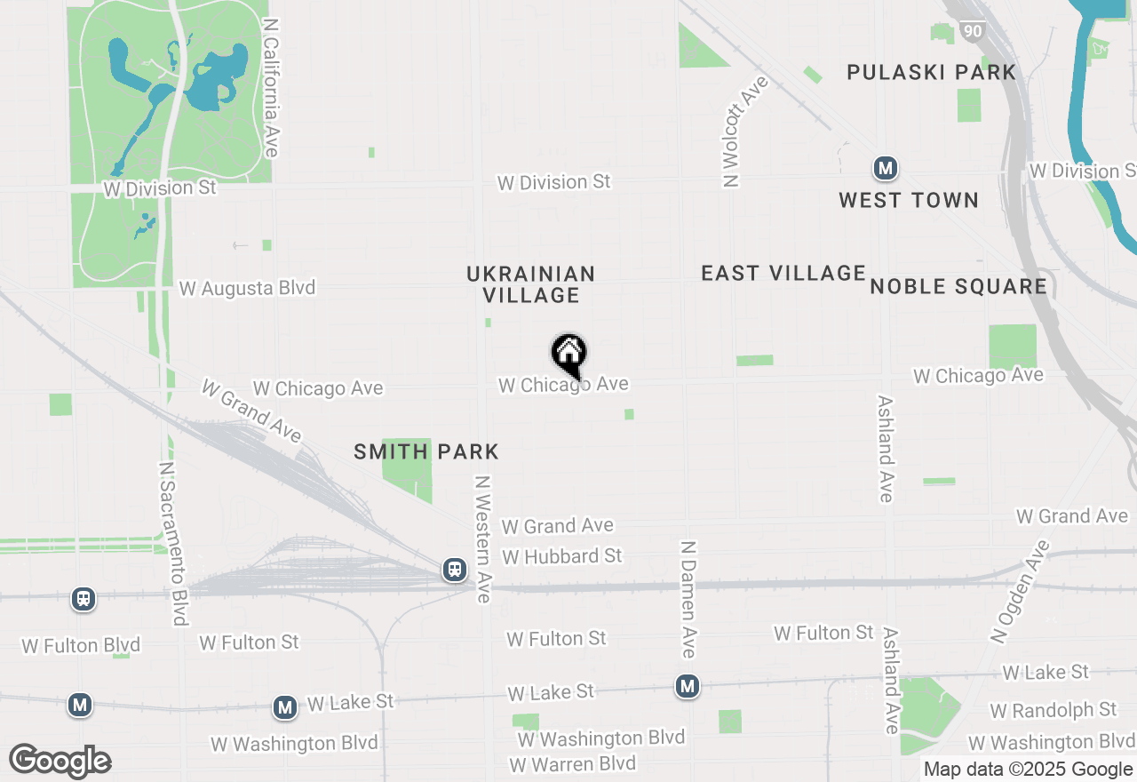 Map of 2217 W Chicago Avenue #2F, Chicago, IL 60622