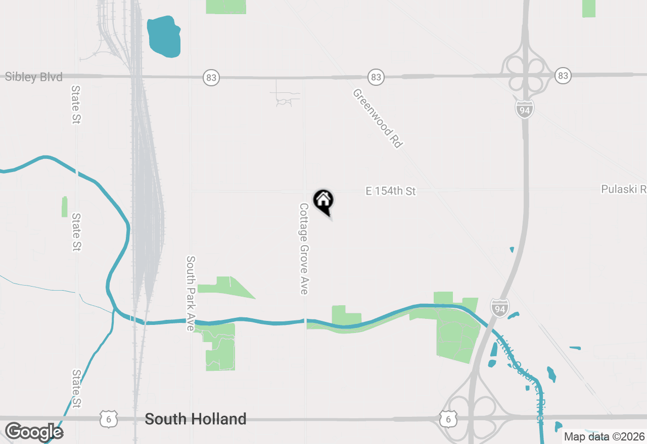 Map of 15501 Maryland Avenue, Dolton, IL 60419