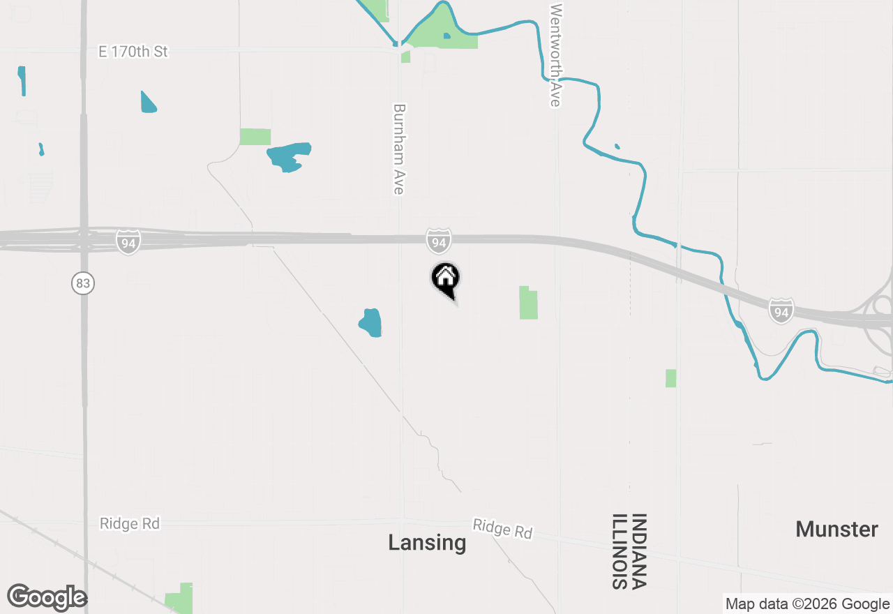 Map of 17633 Roy Street, Lansing, IL 60438