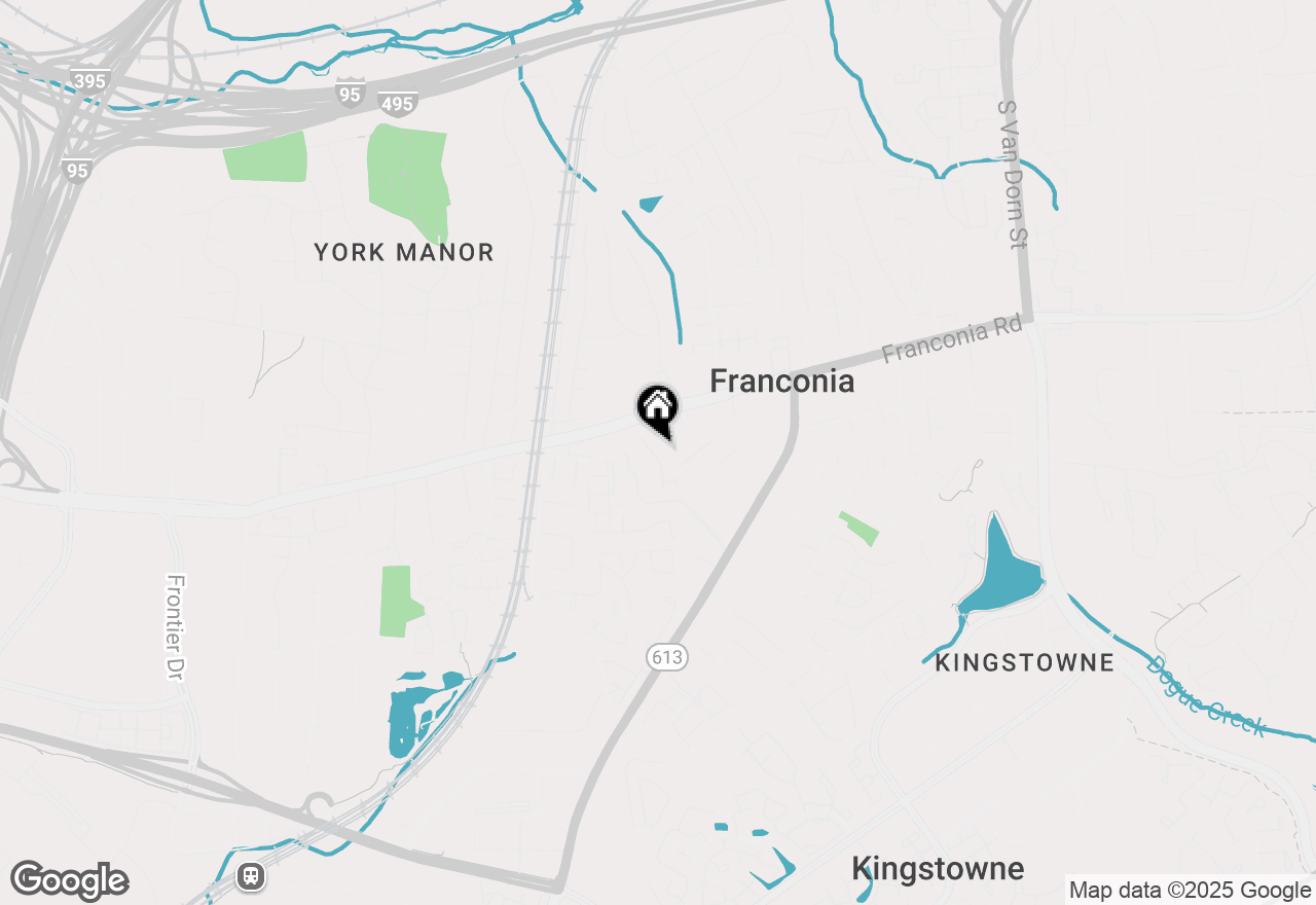 Map of 6319 Franconia Commons Drive, Alexandria, VA 22310