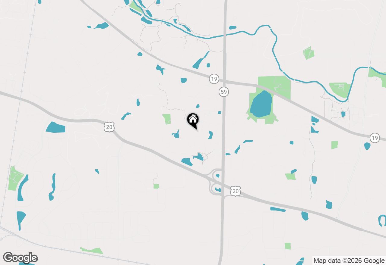 Map of 1327 Laurel Oaks Drive, Streamwood, IL 60107
