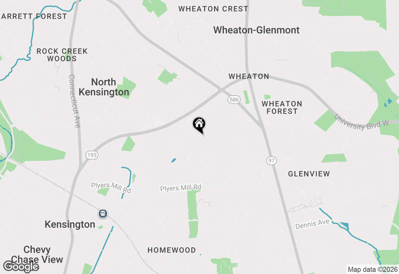 Map of 11909 Coronada Place, Kensington, MD 20895