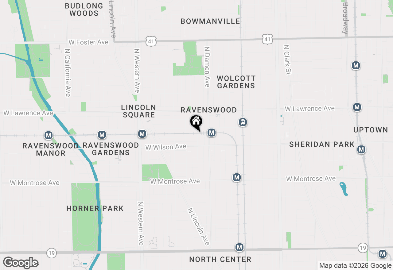 Map of 2100 W Eastwood Avenue, Chicago, IL 60625
