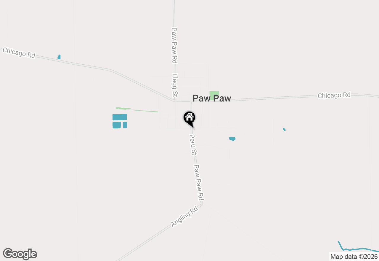 Map of 188 Peru Street, Paw Paw, IL 61353