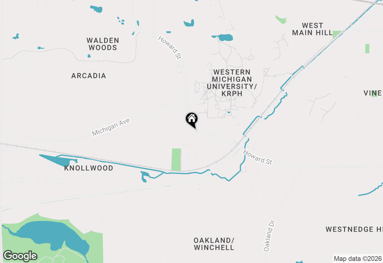 Map of 1315 Sutherland Avenue, Kalamazoo, MI 49006