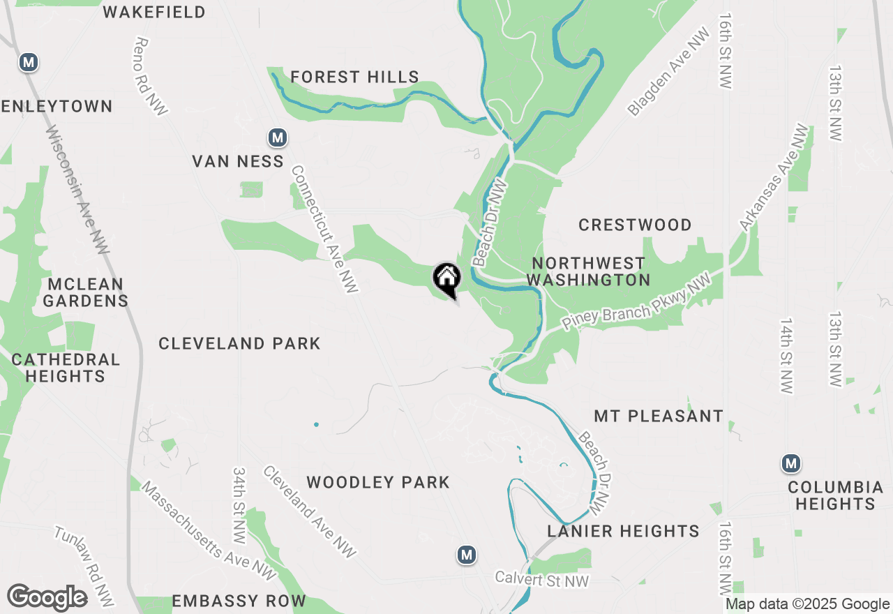 Map of 2714 Quebec Street Nw, Washington, DC 20008