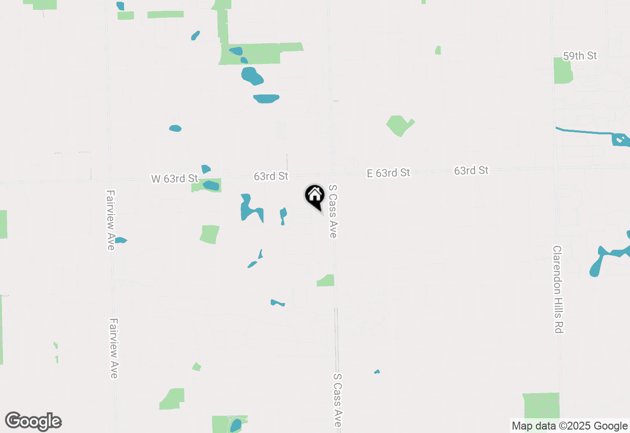 Map of 1327 Cass Lane E #301, Westmont, IL 60559