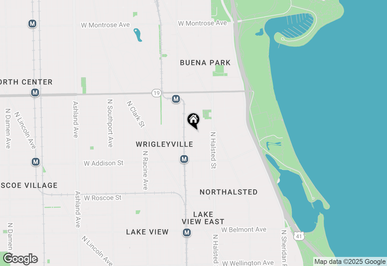 Map of 3738 N Fremont Street #1, Chicago, IL 60613