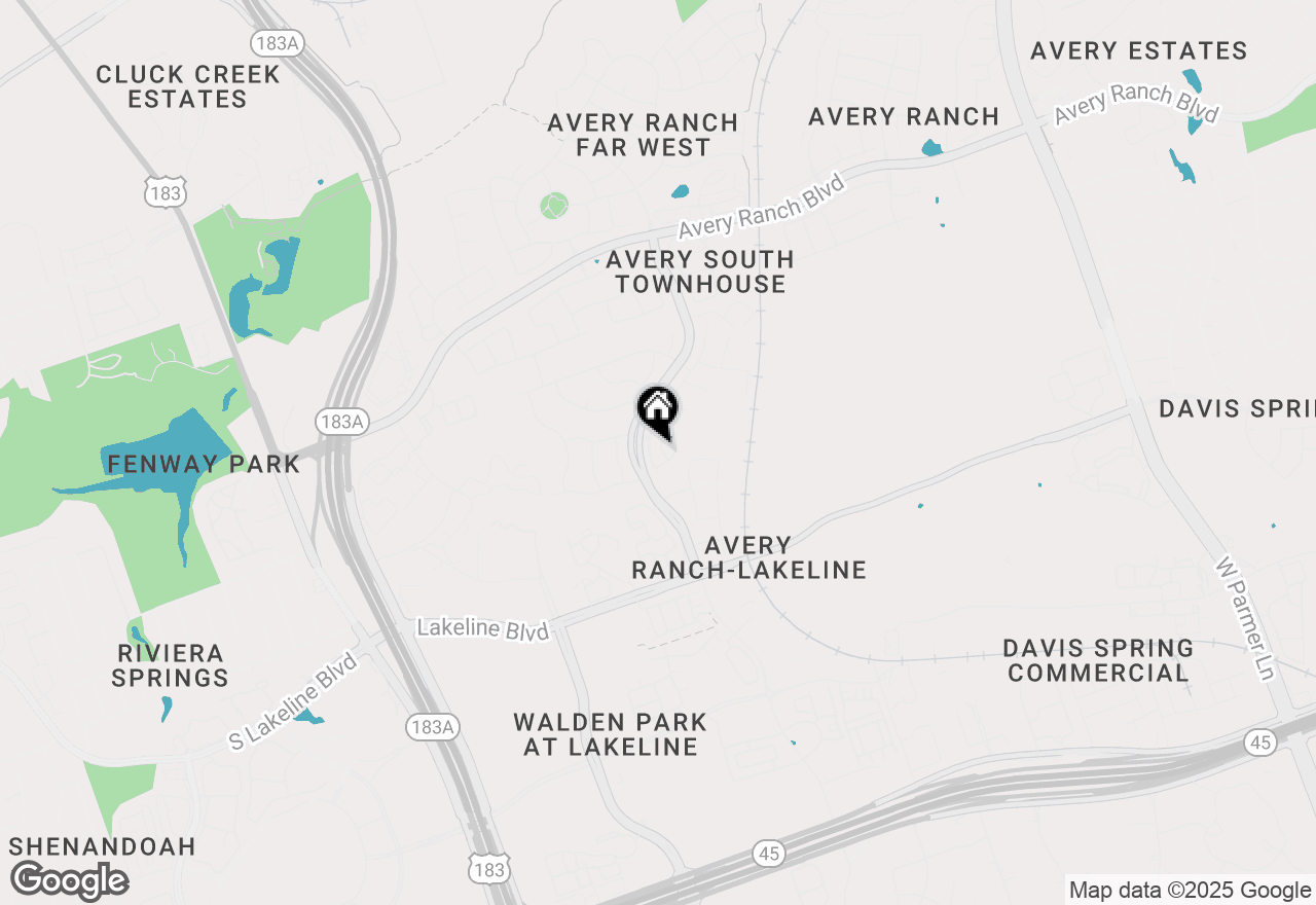 Map of 10502 Larue Pass, Austin, TX 78717