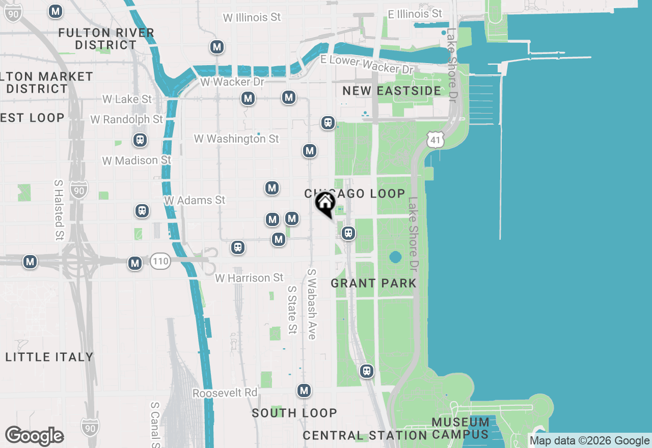 Map of 310 S Michigan Avenue #1405, Chicago, IL 60604