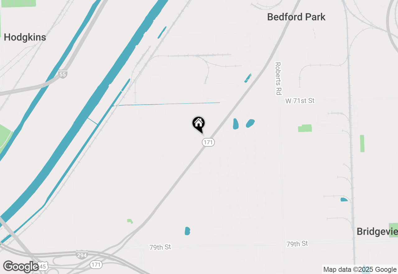 Map of 7254 Terrace Drive #47, Justice, IL 60458