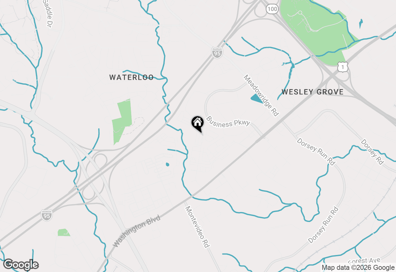 Map of 7948 Potter Place #948-B, Elkridge, MD 21075