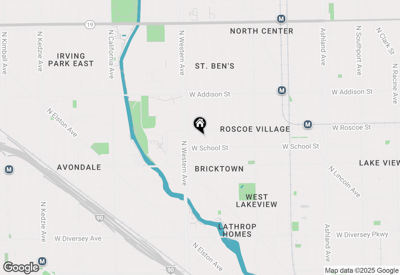Map of 3336 N Oakley Avenue, Chicago, IL 60618