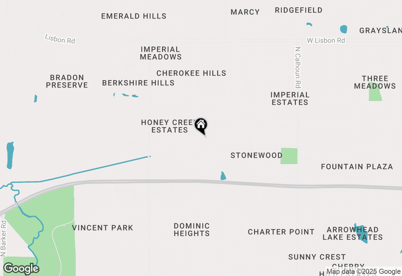 Map of 18215 Bristol Ln, Brookfield, WI 53045