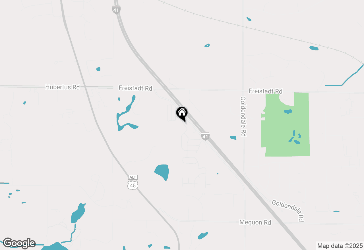 Map of W211N11783 Hilltop Circle, Germantown, WI 53022