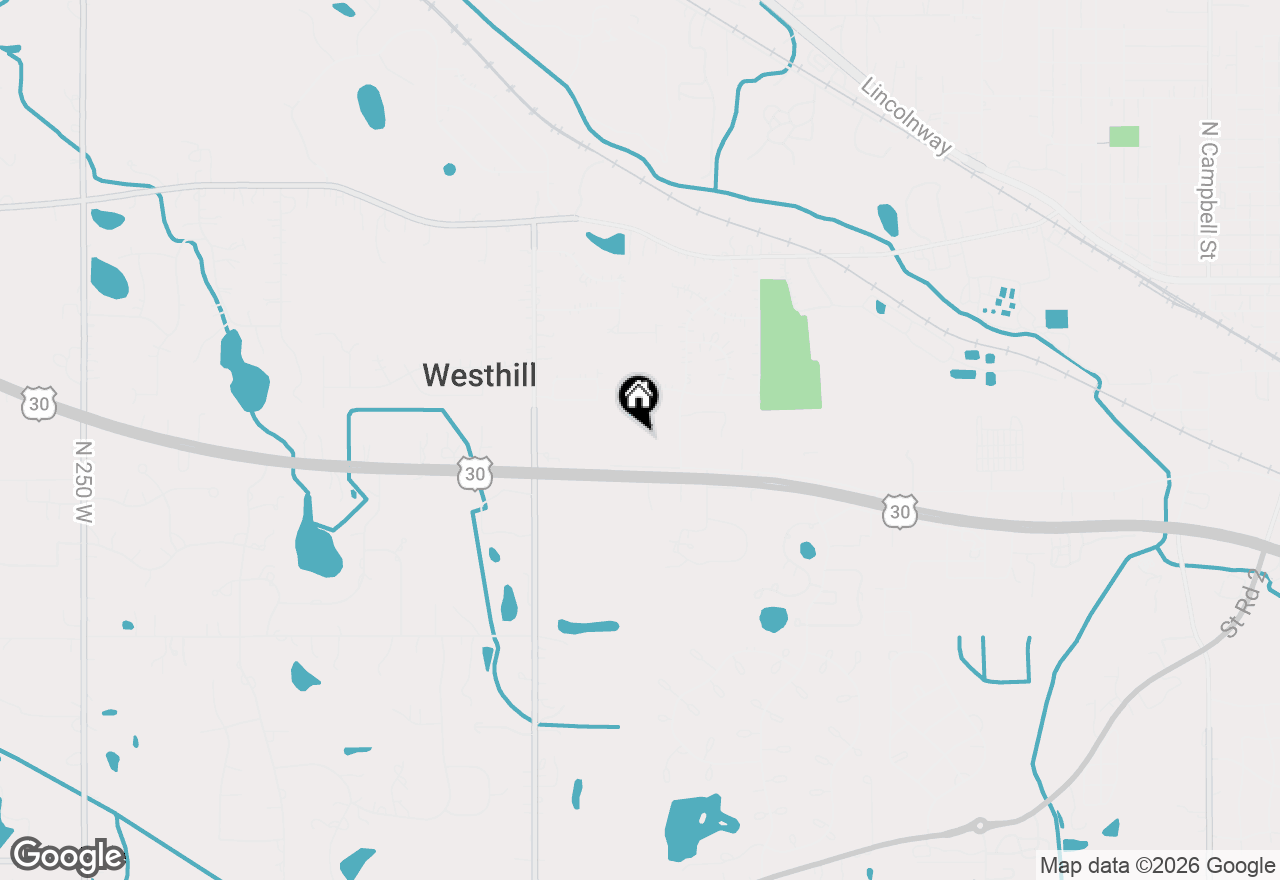 Map of 2454 Us Hwy 30, Valparaiso, IN 46385
