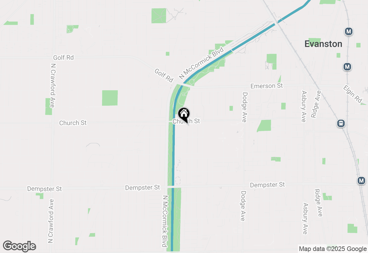 Map of 1633 Mcdaniel Avenue, Evanston, IL 60201