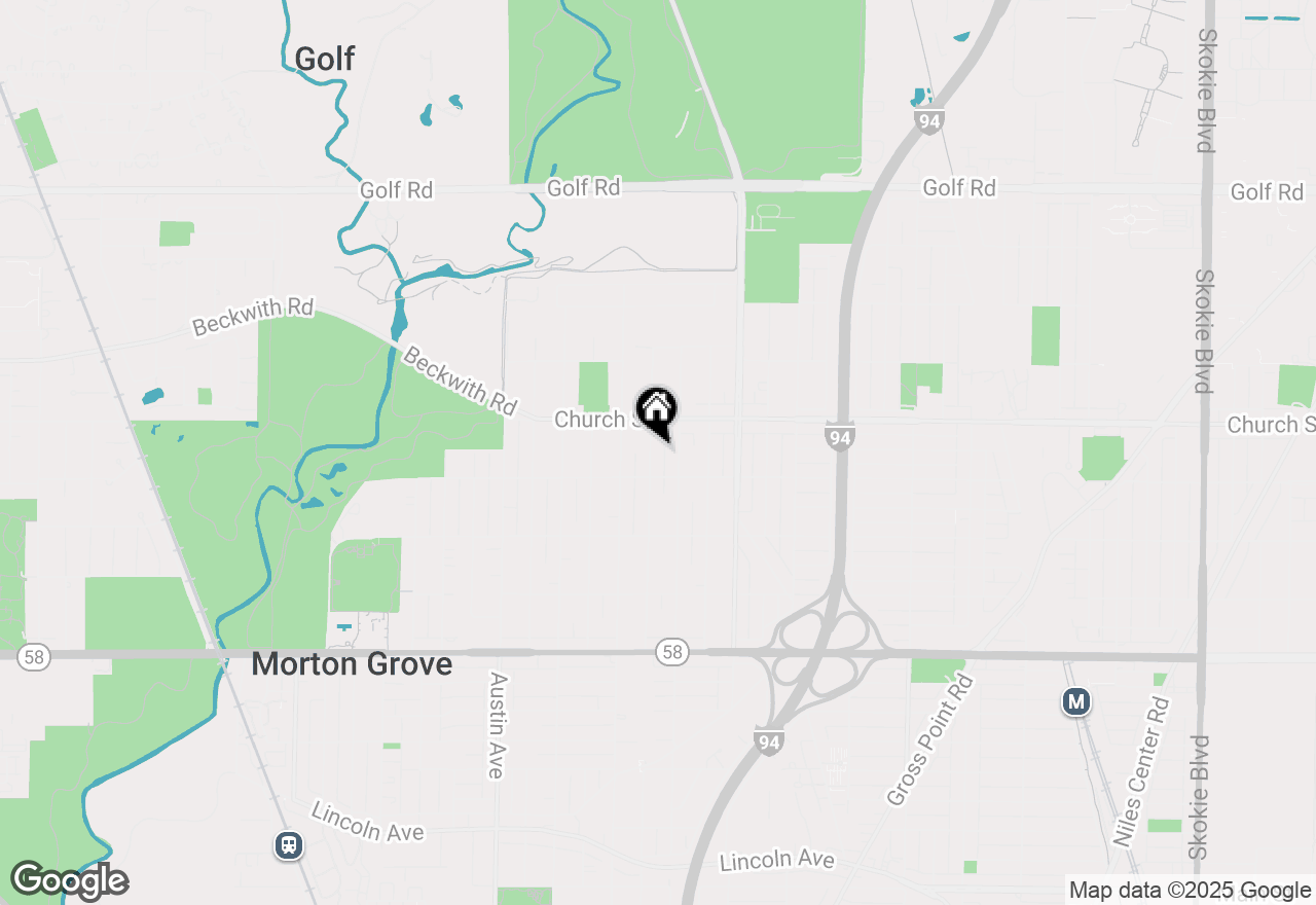Map of 9119 Mango Avenue, Morton Grove, IL 60053