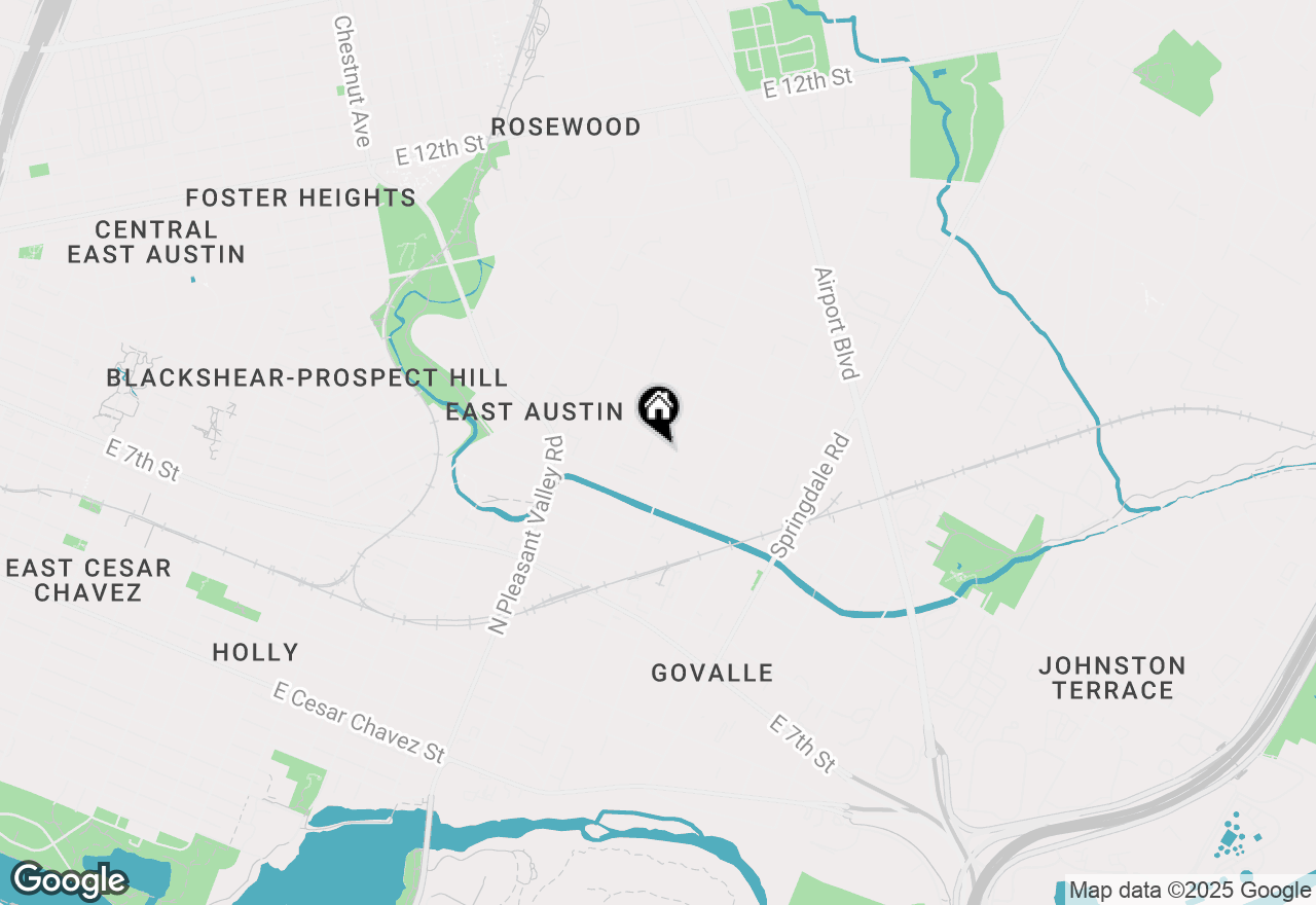 Map of 1005 Brass St #A, Austin, TX 78702