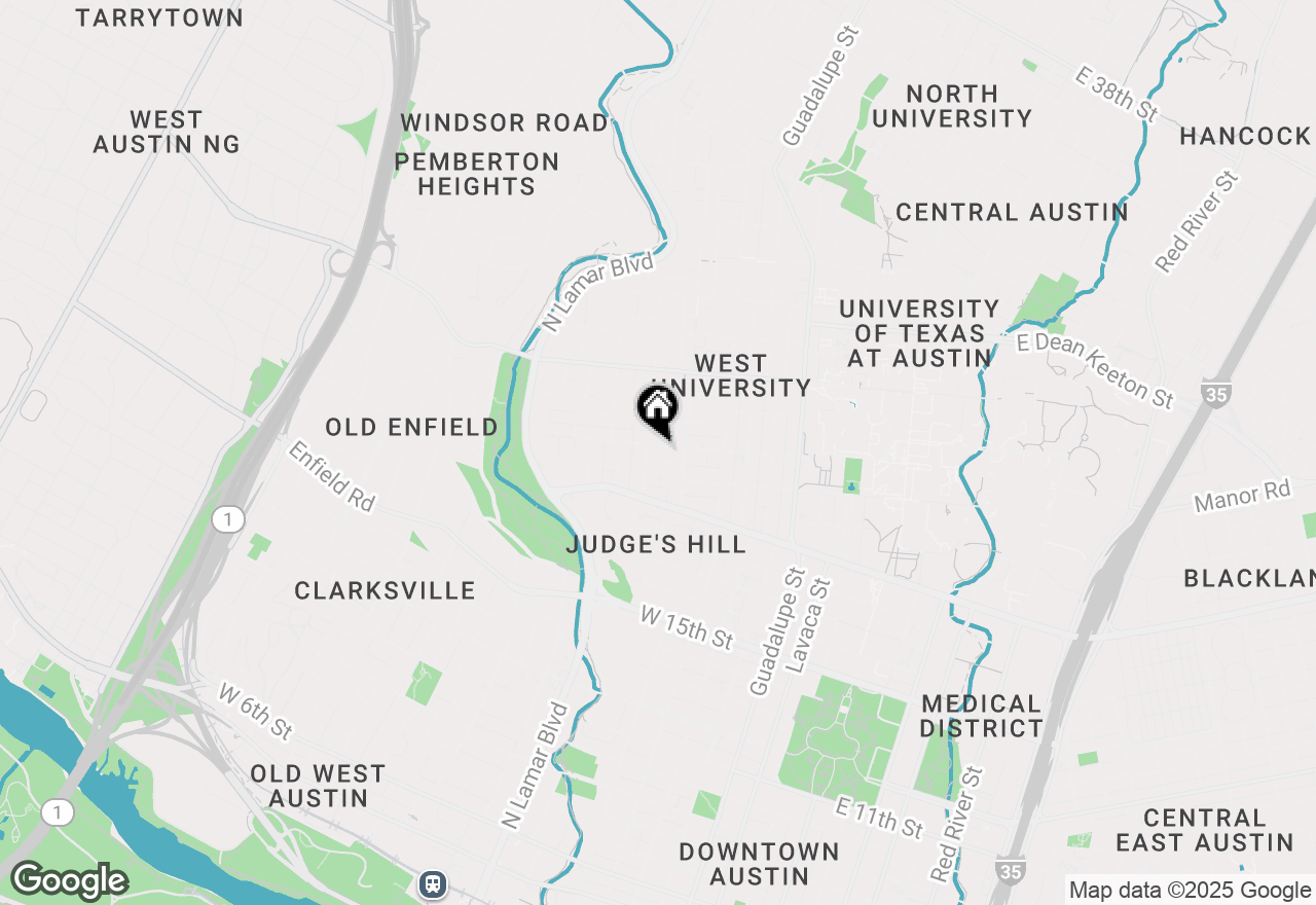 Map of 911 W 22nd St #201, Austin, TX 78705