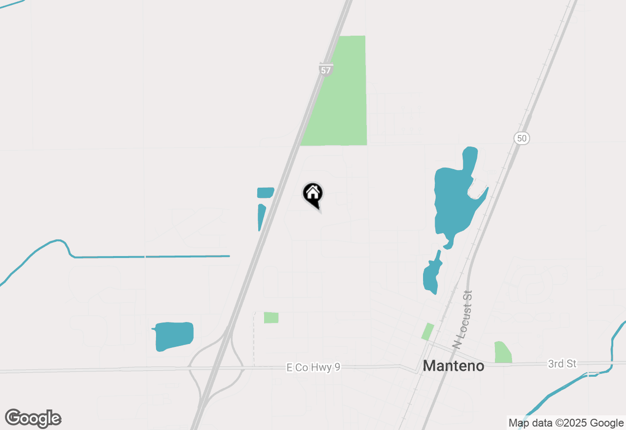 Map of 548 Harper Turn, Manteno, IL 60950