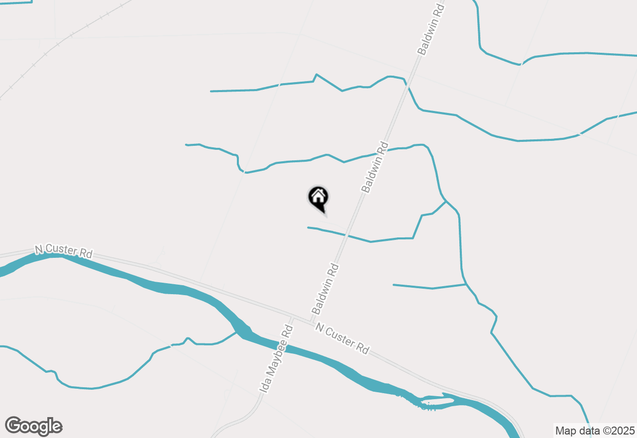 Map of 621 Baldwin Road, Monroe, MI 48162