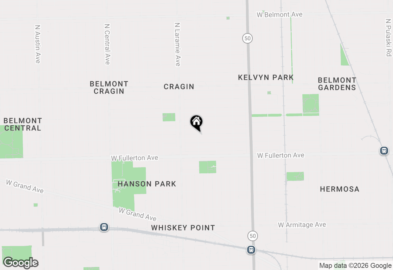 Map of 2510 N Leclaire Avenue #1, Chicago, IL 60639