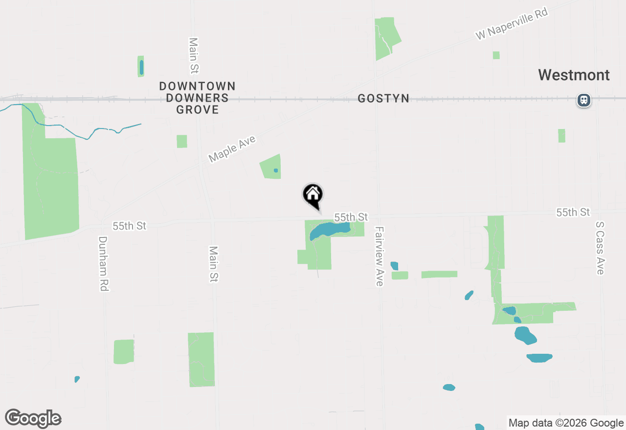 Map of 5441 Benton Avenue, Downers Grove, IL 60515