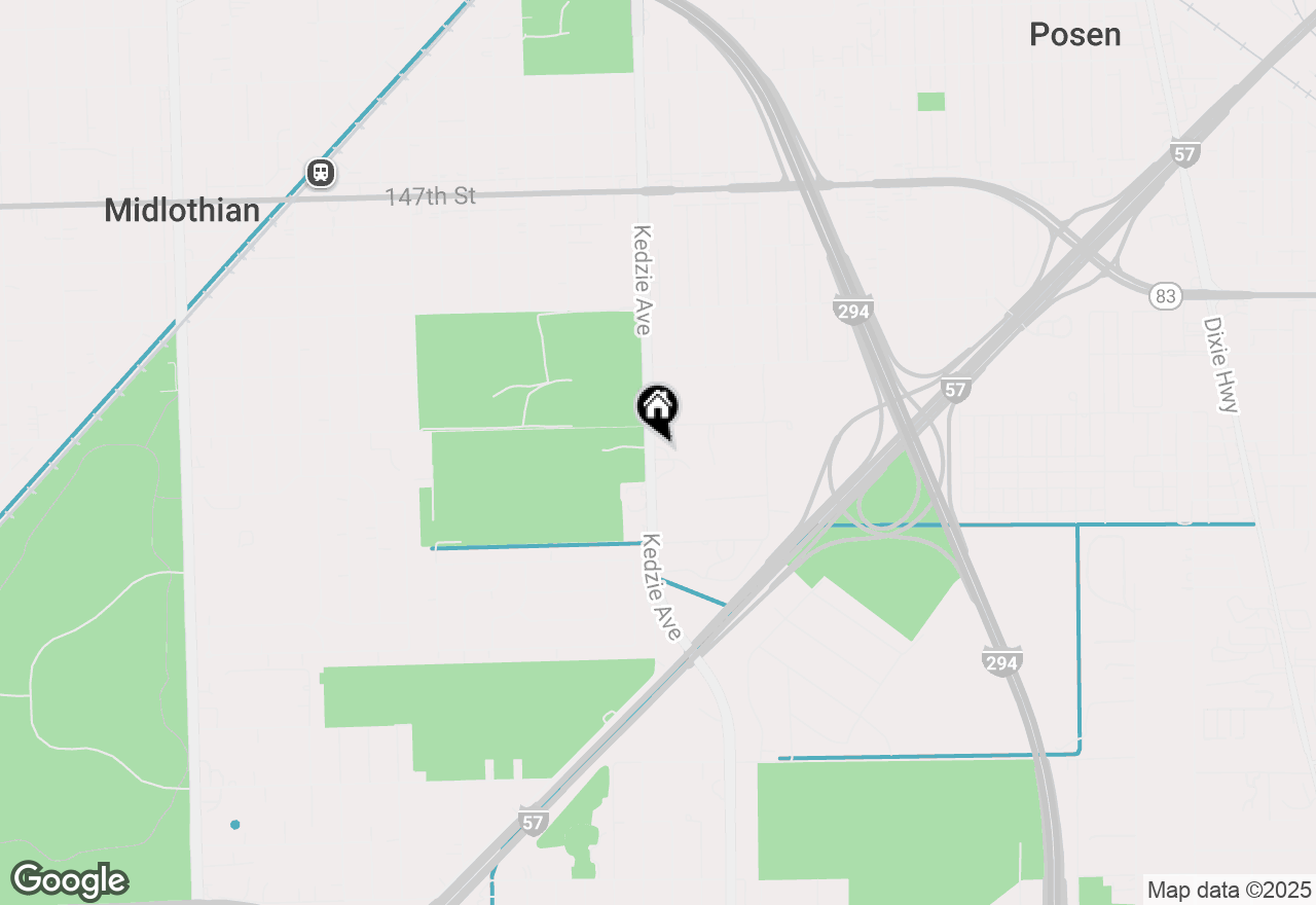 Map of 15131 Kedzie Avenue, Markham, IL 60428