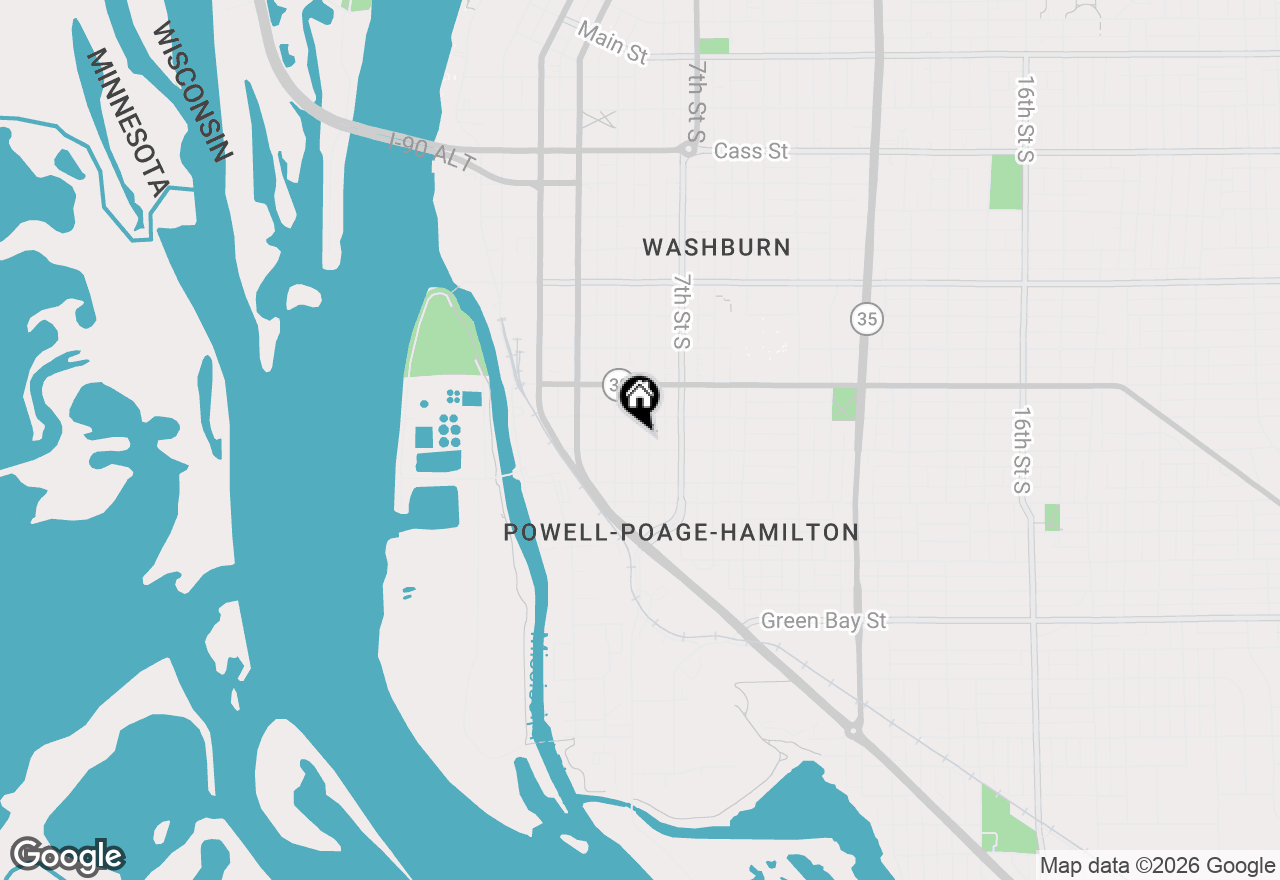 Map of 1120 6th St S #1120-1122, La Crosse, WI 54601