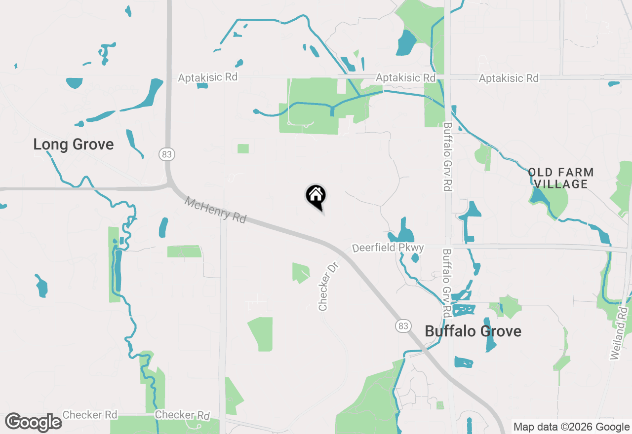 Map of 1194 Dayton Road, Buffalo Grove, IL 60089