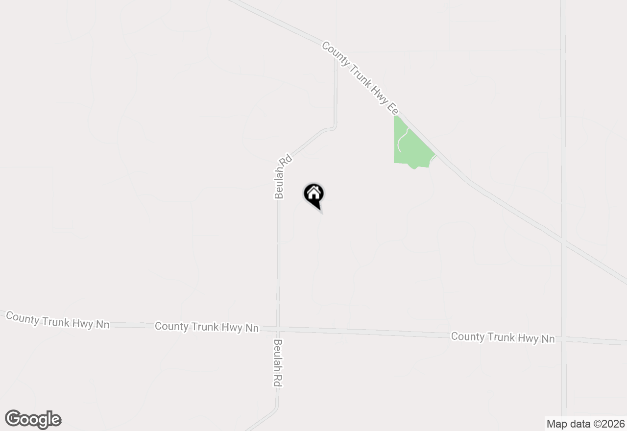 Map of W321S8865 Leah Way, Mukwonago, WI 53149