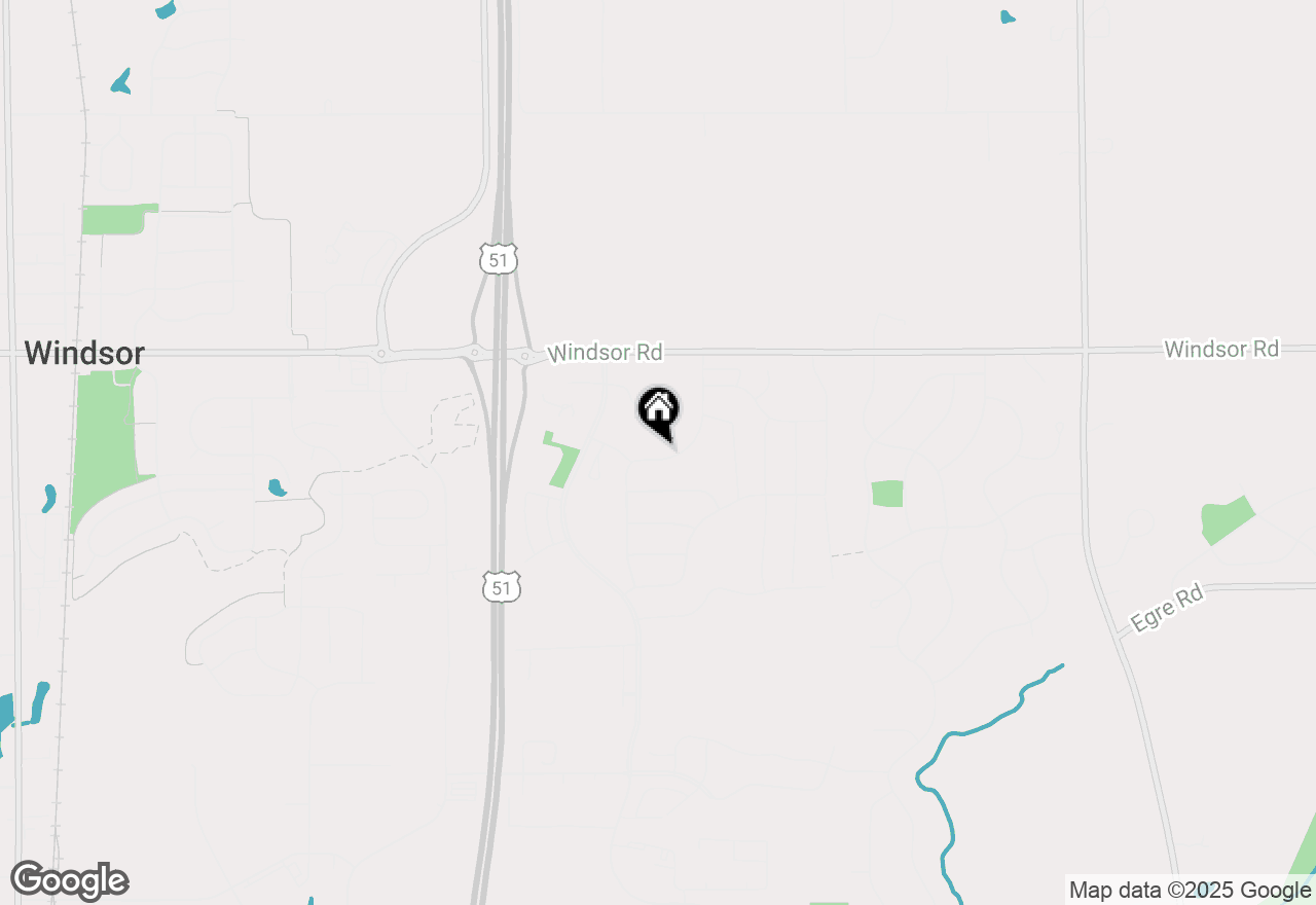 Map of 6683 Warner Farm Drive, Deforest, WI 53532