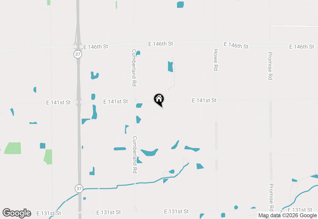 Map of 10086 Palmaire Place, Fishers, IN 46038