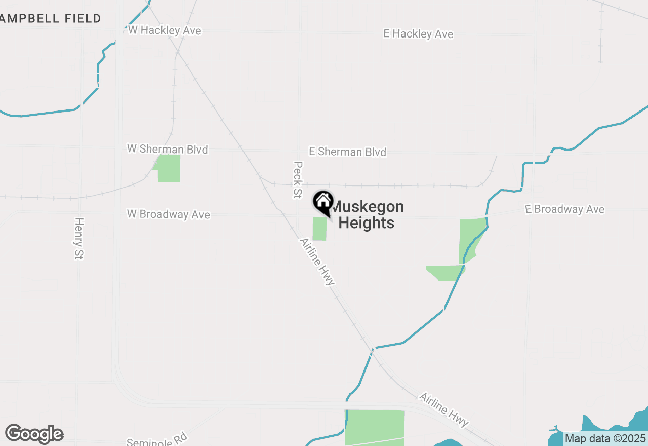 Map of 2417 Mcilwraith, Muskegon Heights, MI 49444