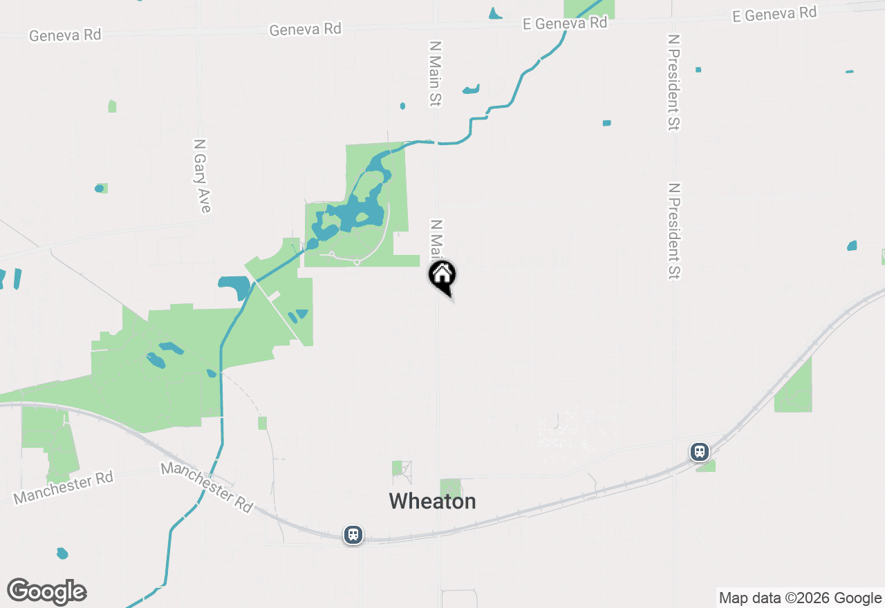 Map of 1017 N Main Street, Wheaton, IL 60187