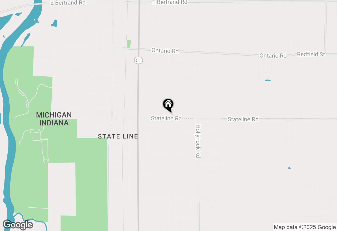 Map of 1217 Stateline Road, Niles, MI 49120