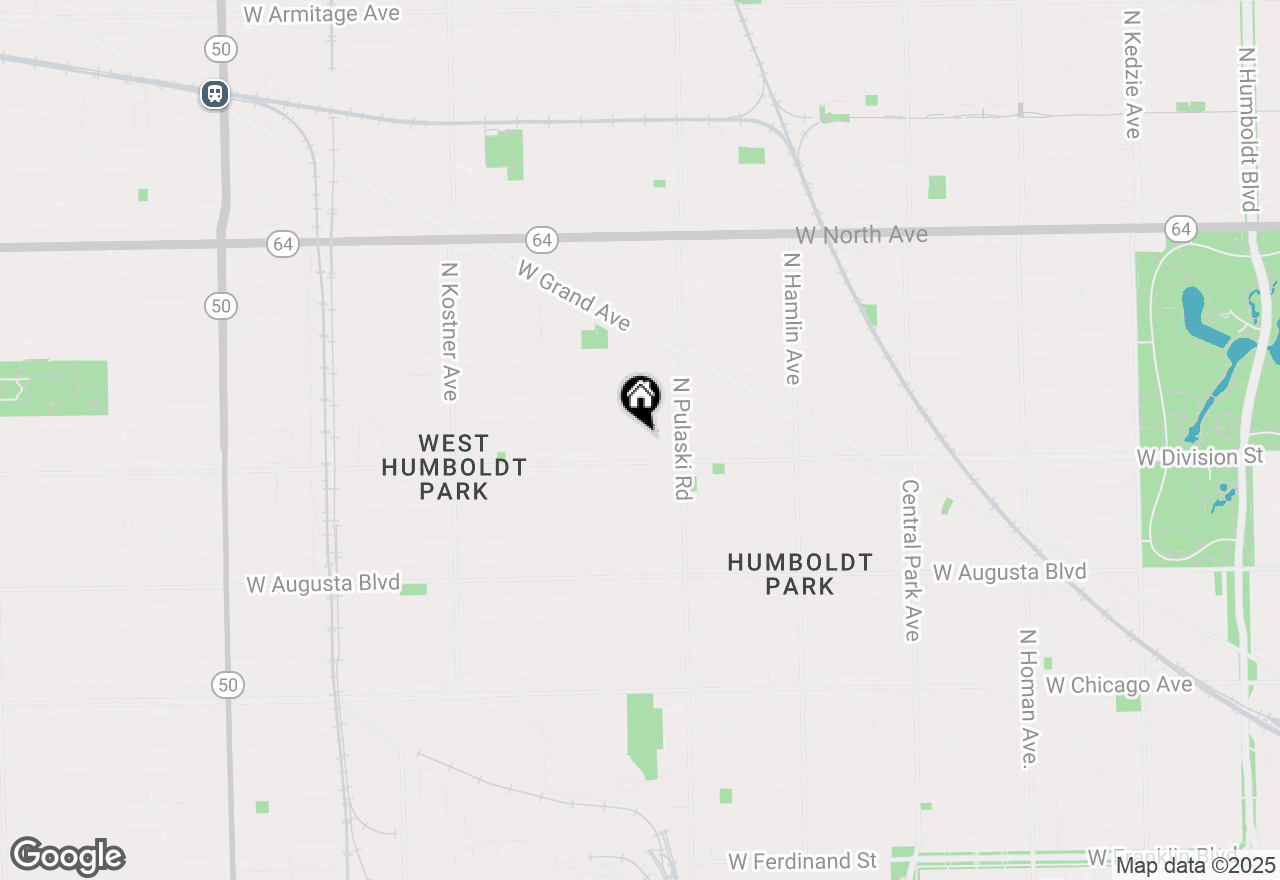 Map of 4047 W Crystal Street, Chicago, IL 60651