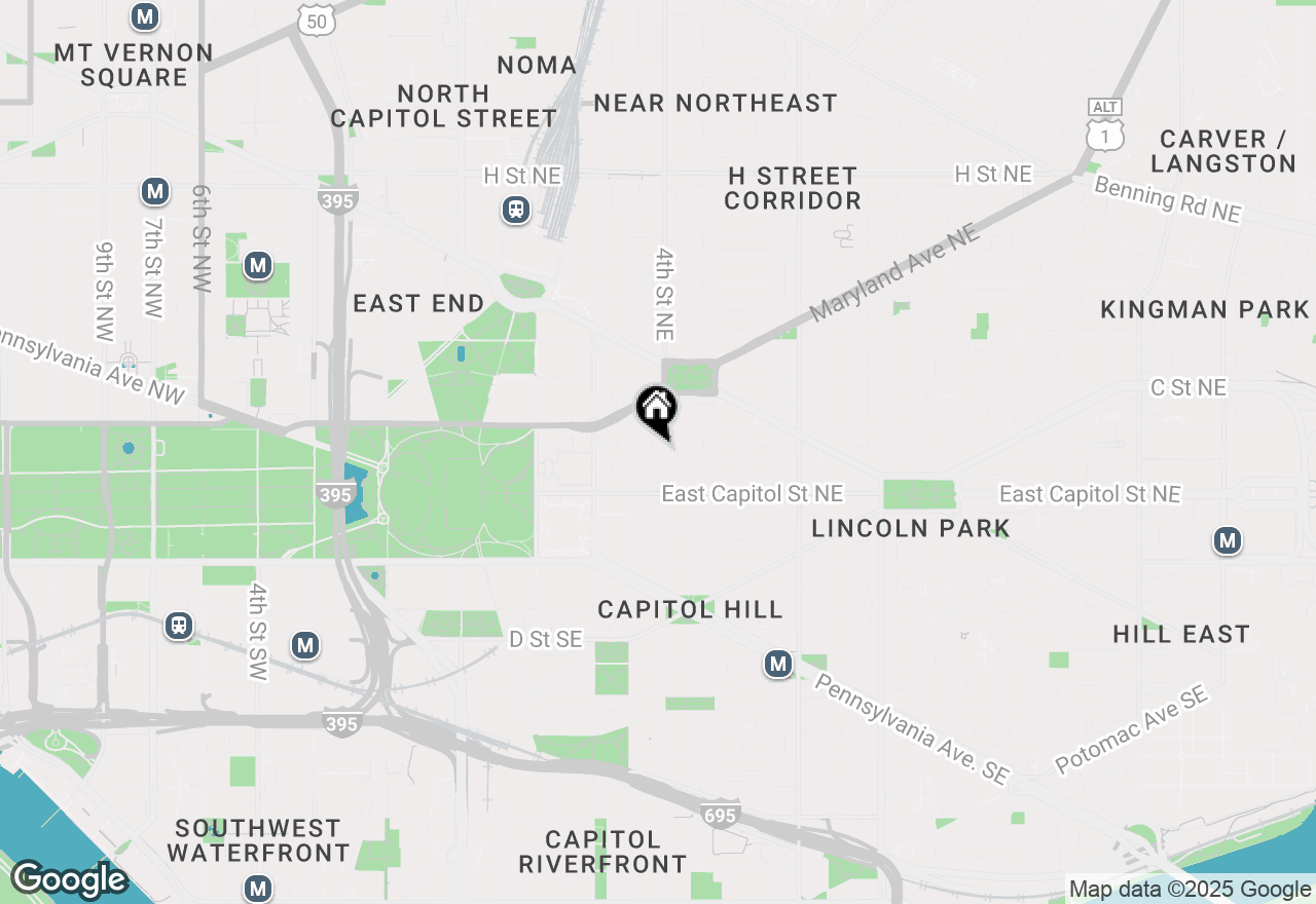 Map of 328 A Street Ne, Washington, DC 20002