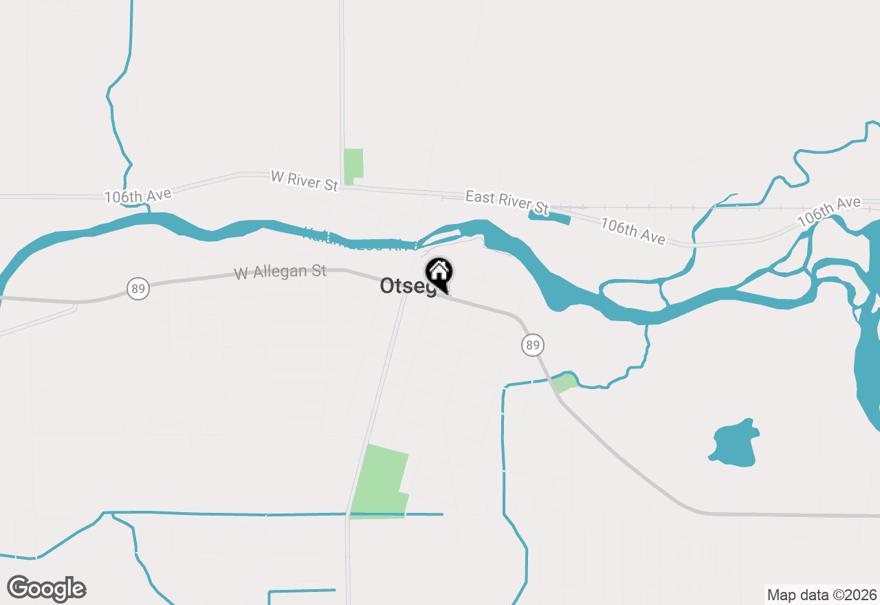 Map of 212 E Allegan Street, Otsego, MI 49078