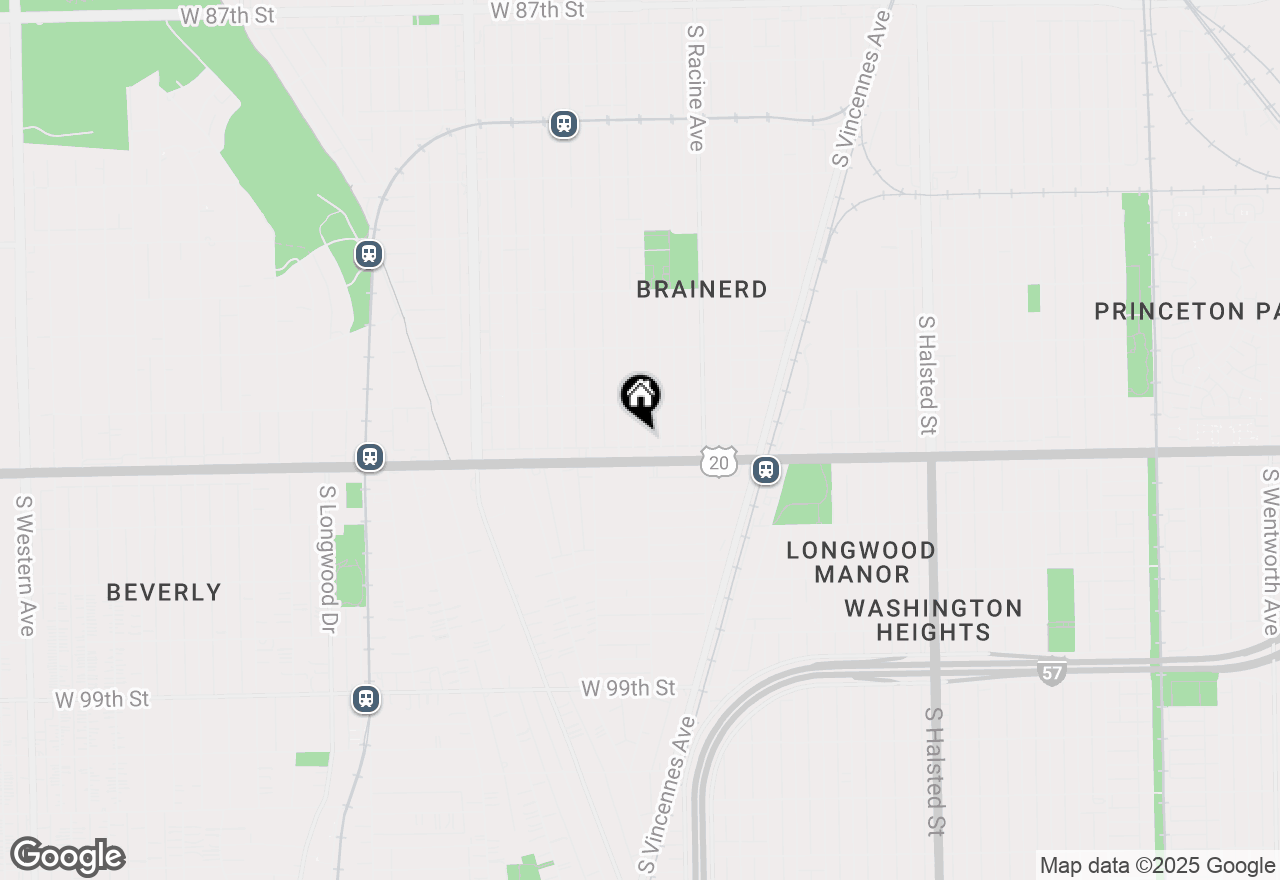 Map of 9436 S Throop Street, Chicago, IL 60620