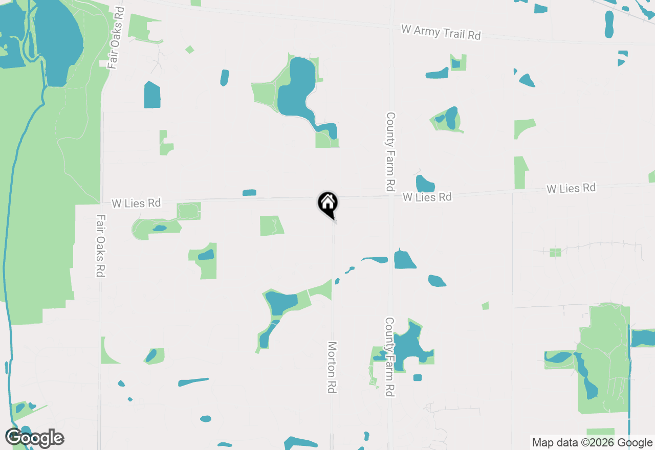 Map of 959 Hill Crest Drive, Carol Stream, IL 60188