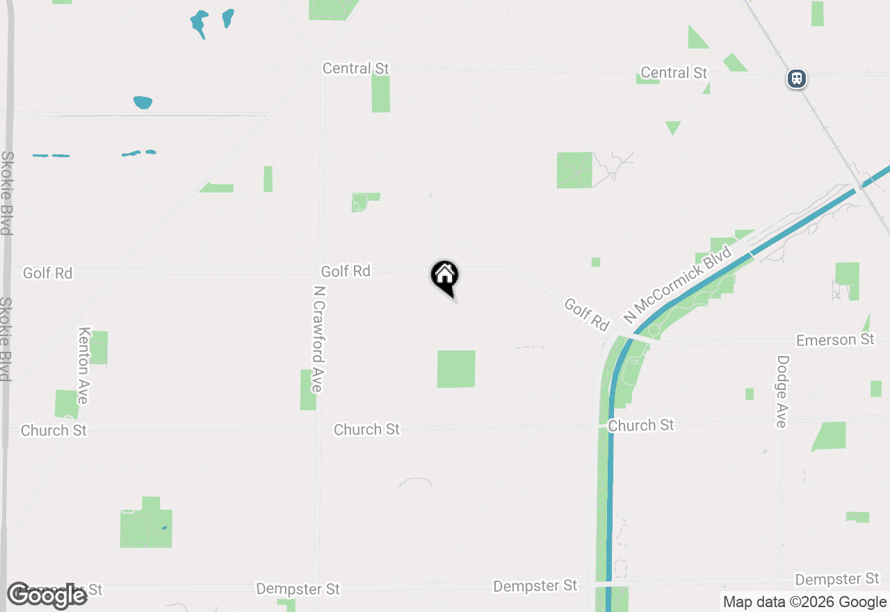 Map of 9501 Lawndale Avenue, Evanston, IL 60203